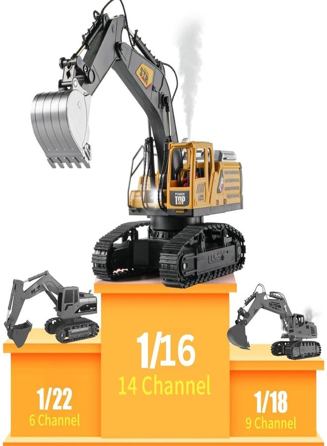 VikriDA RC Excavator Truck Toy | Remote Control Digger with Lights & Sound | Durable Construction Vehicle Robot for Kids - Image 2